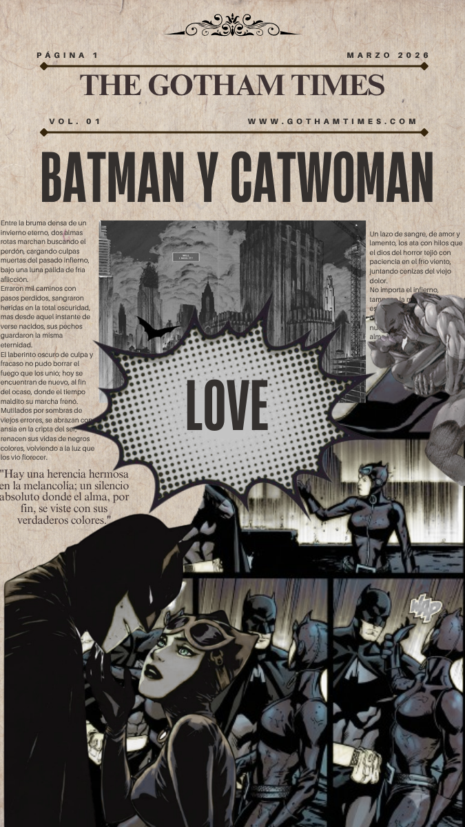 The Gotham Times - Batman y Catwoman